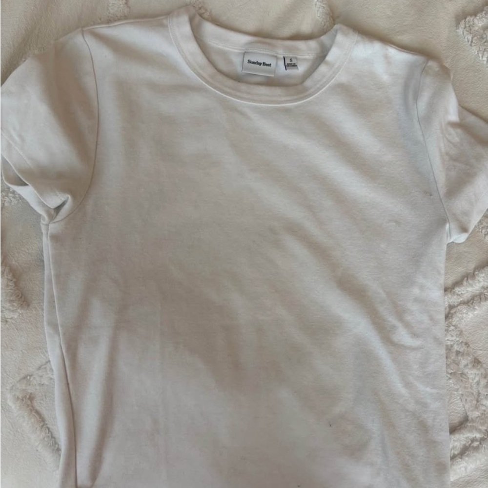 Sunday Best Pure White Kids Tee